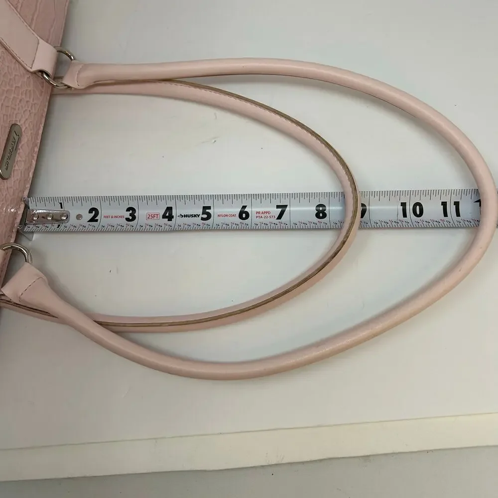 Targus Laptop Computer/Hand Bag Faux Snakeskin Light Pink Office Professional